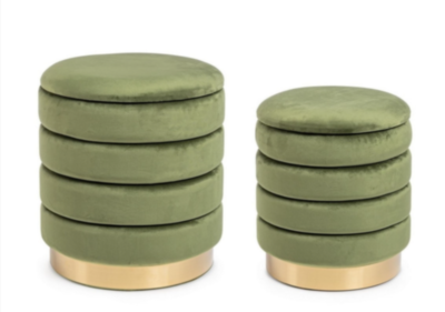 DARINA OLIVE  НАБІР 2 ПУФ W-CONT