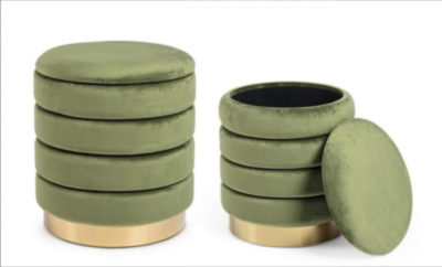 DARINA OLIVE  НАБІР 2 ПУФ W-CONT