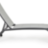 Шезлонг CLEOPAS HIGH CHARCOAL ZH11 SUNBED W-WHE